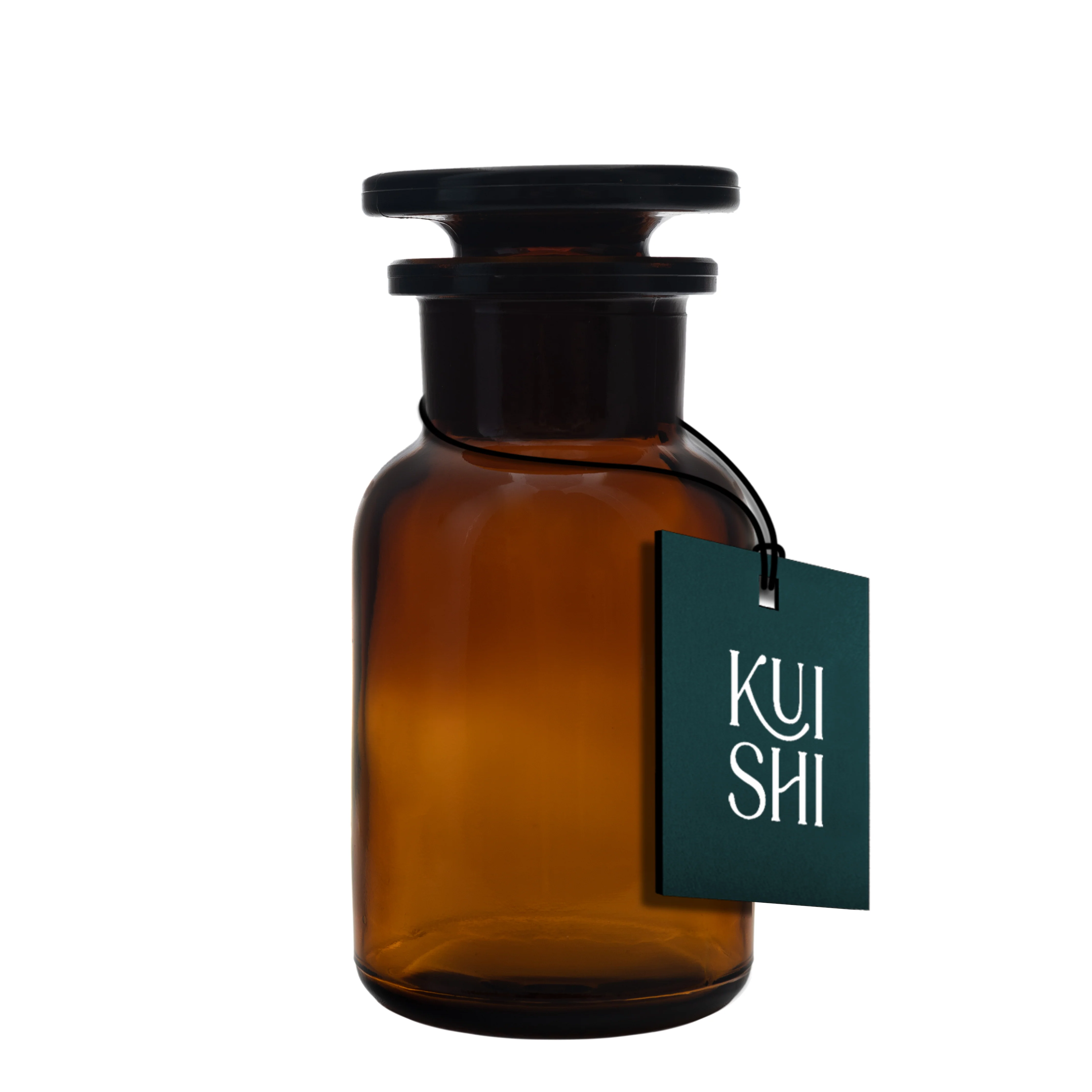 Amber Glass Apothecary Jars - Image 5