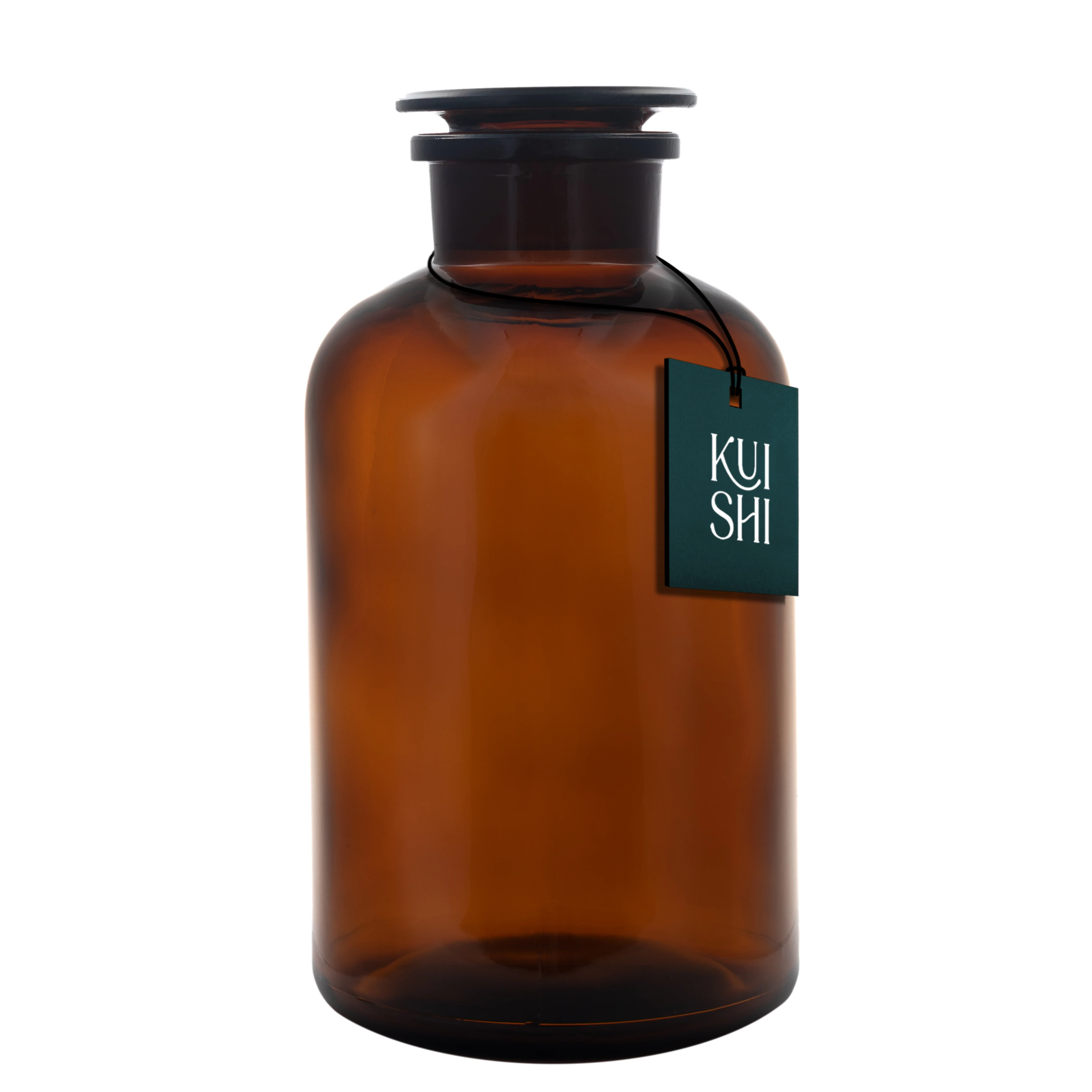 Amber Glass Apothecary Jars - Image 7