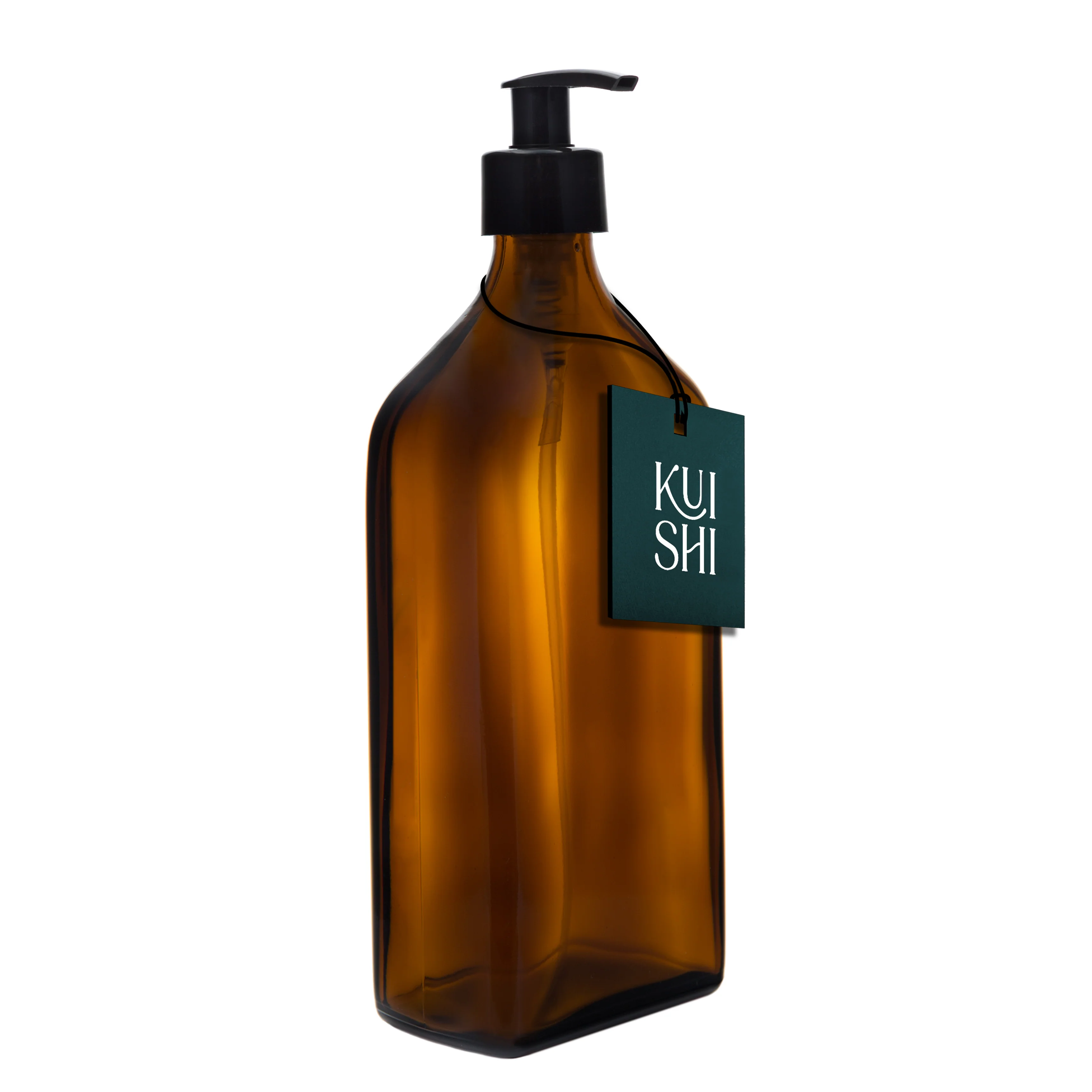 Amber Rectangle Soap Dispenser - Image 3