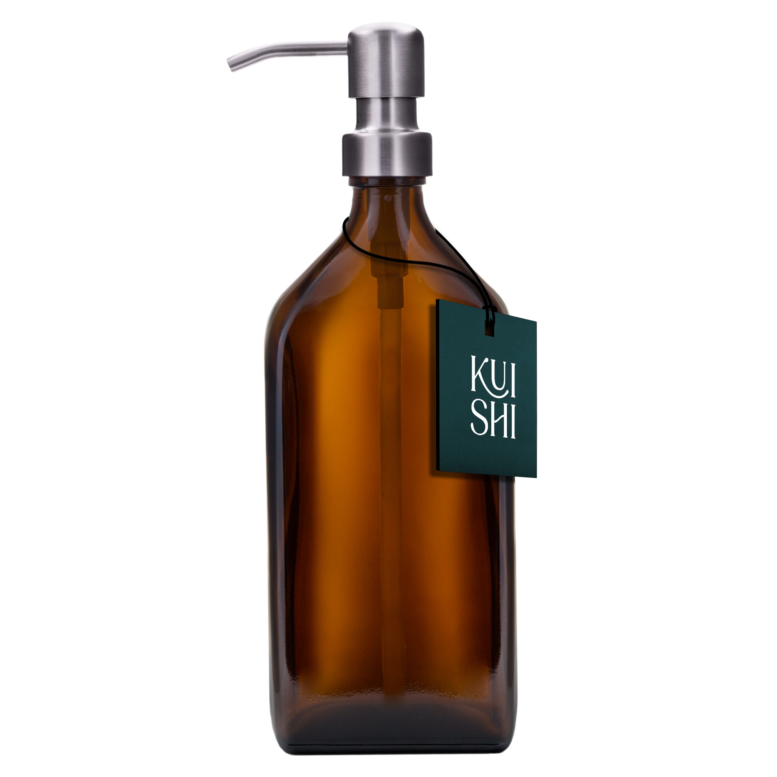 Rectangle Dispenser Stainless Steel Pump - Image 3