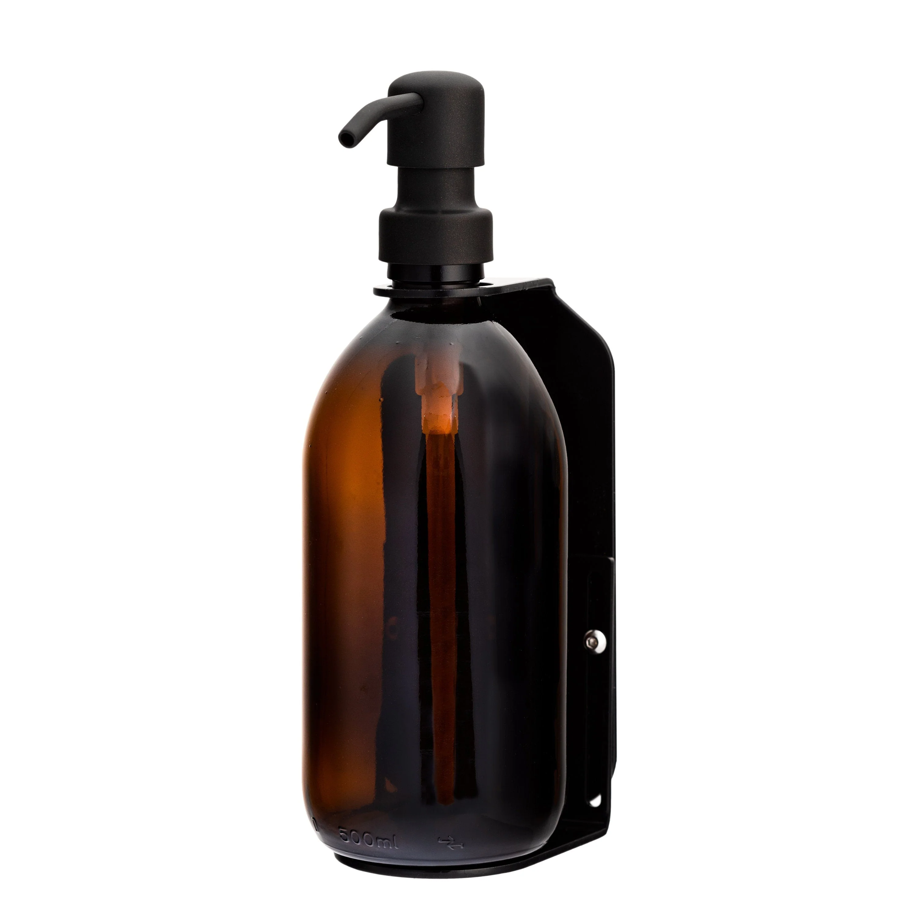 Black Single Wall Mounted Soap Dispenser - Image 3