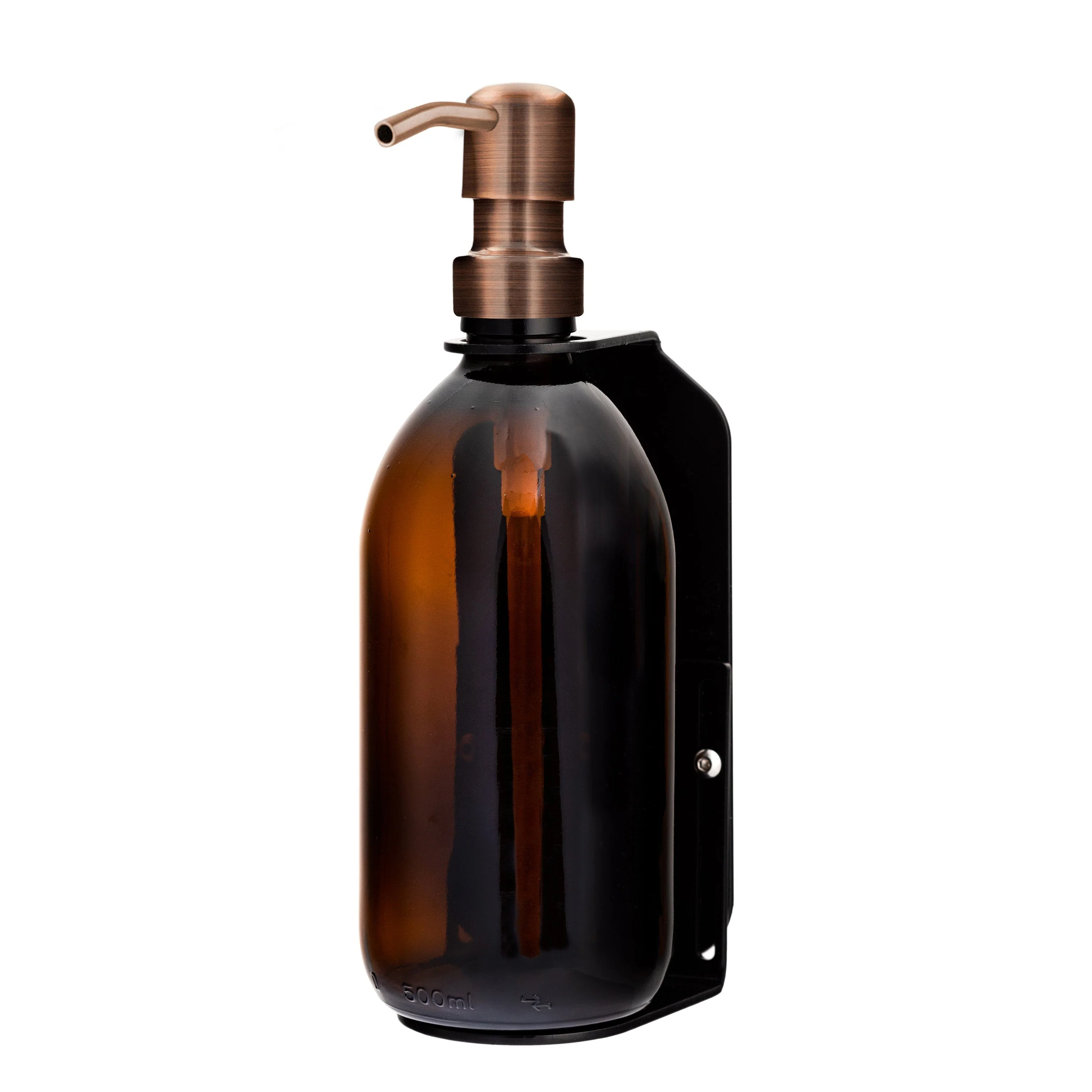 Black Single Wall Mounted Soap Dispenser - Image 6