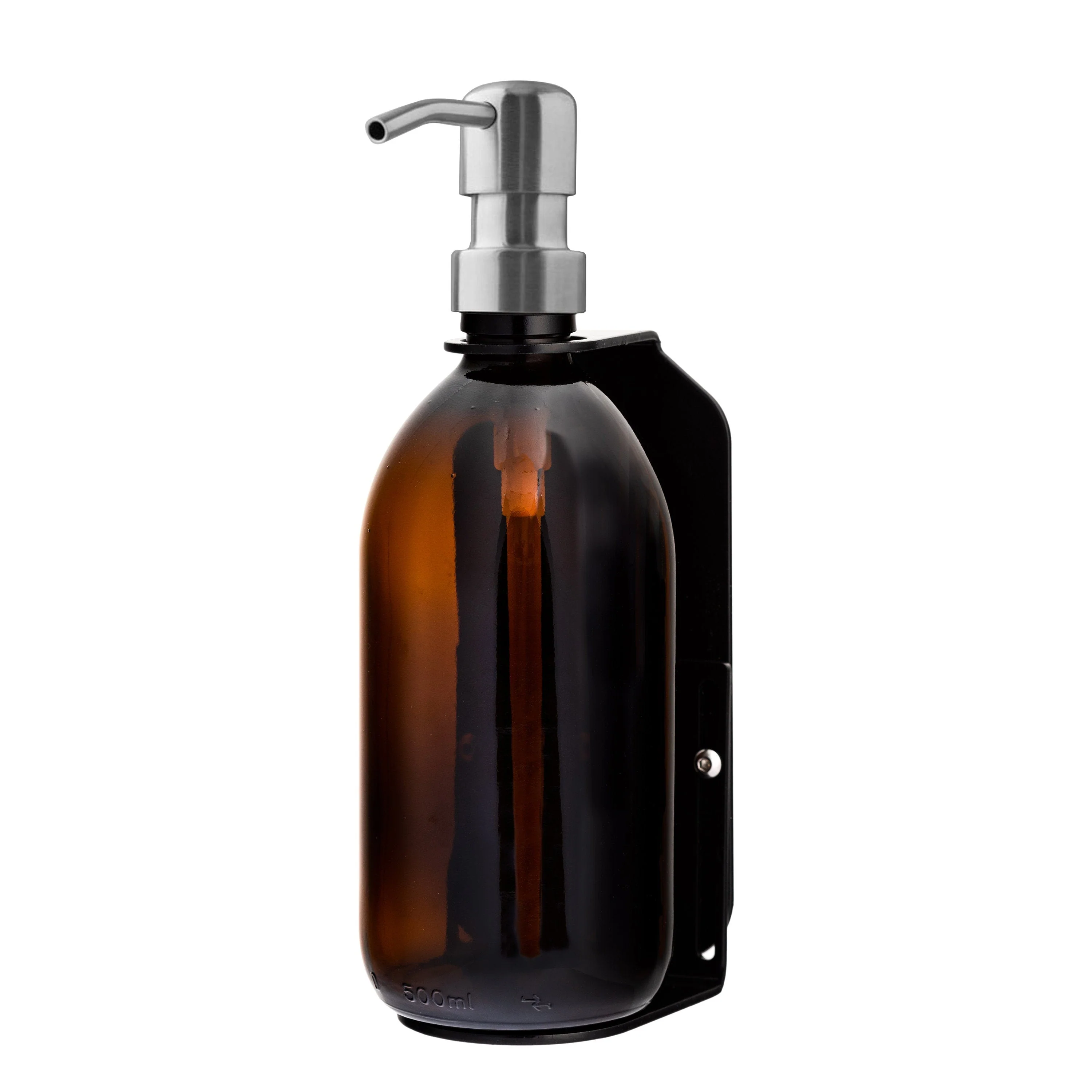 Black Single Wall Mounted Soap Dispenser - Image 8