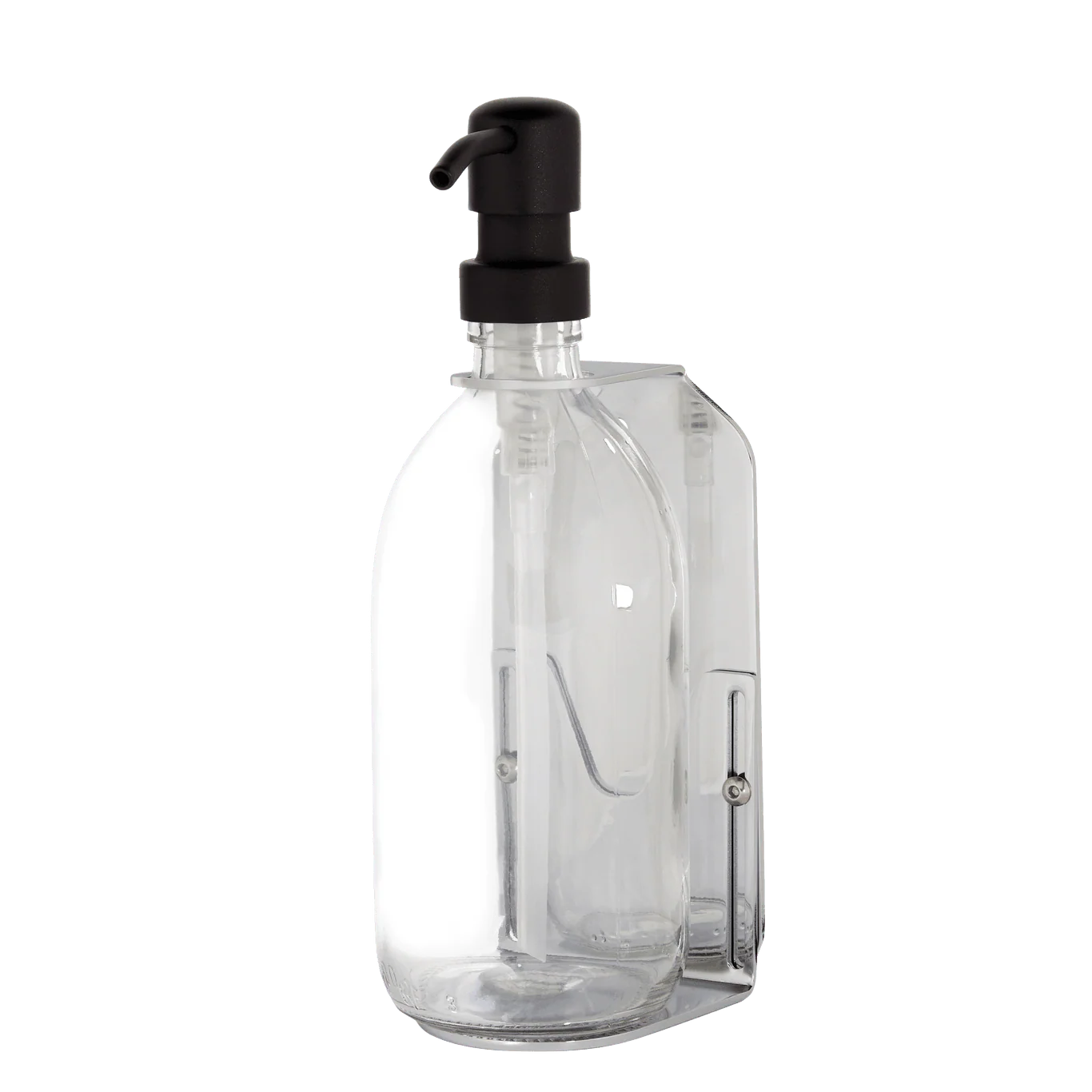 Chrome Single Wall Mounted Soap Dispenser - Image 10