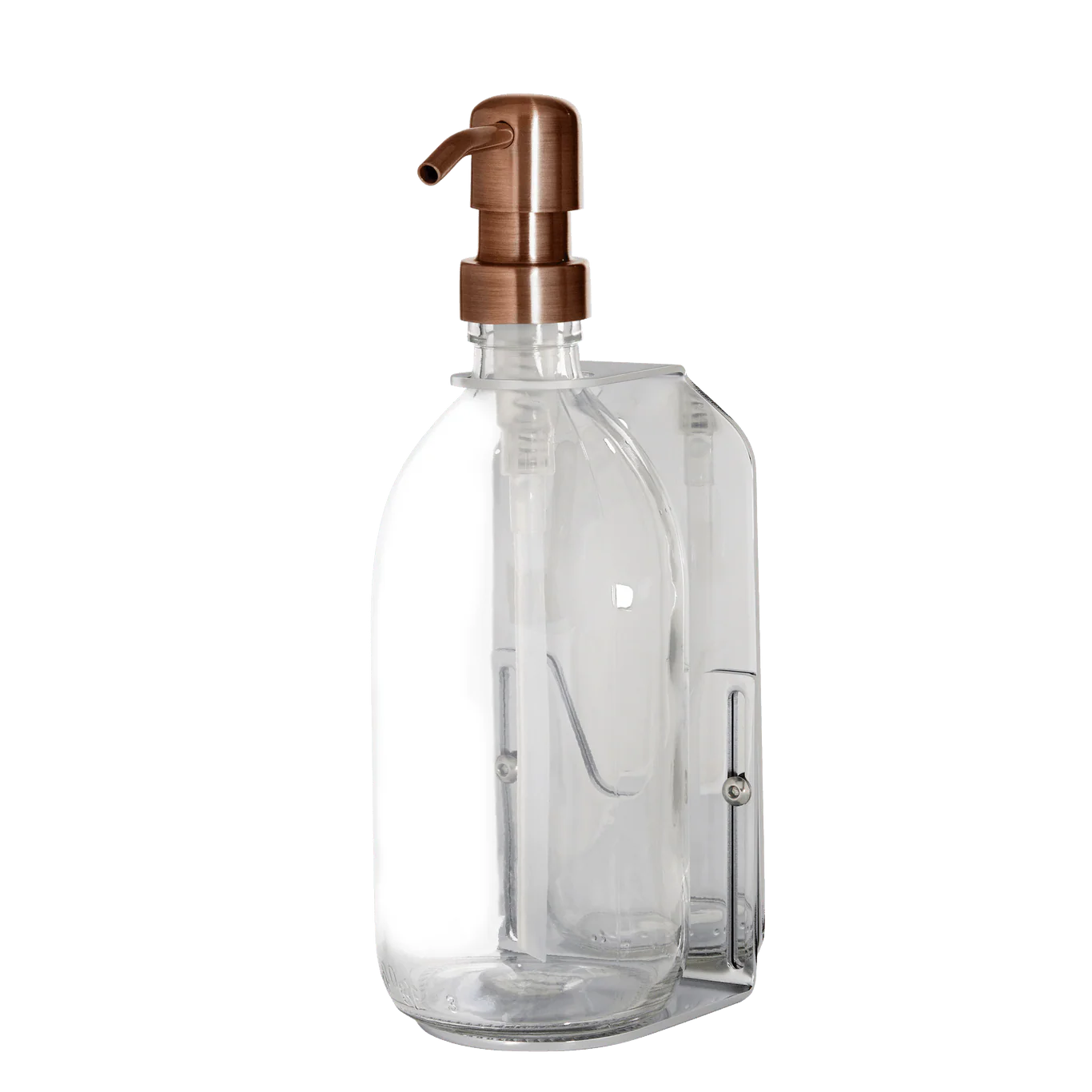 Chrome Single Wall Mounted Soap Dispenser - Image 11
