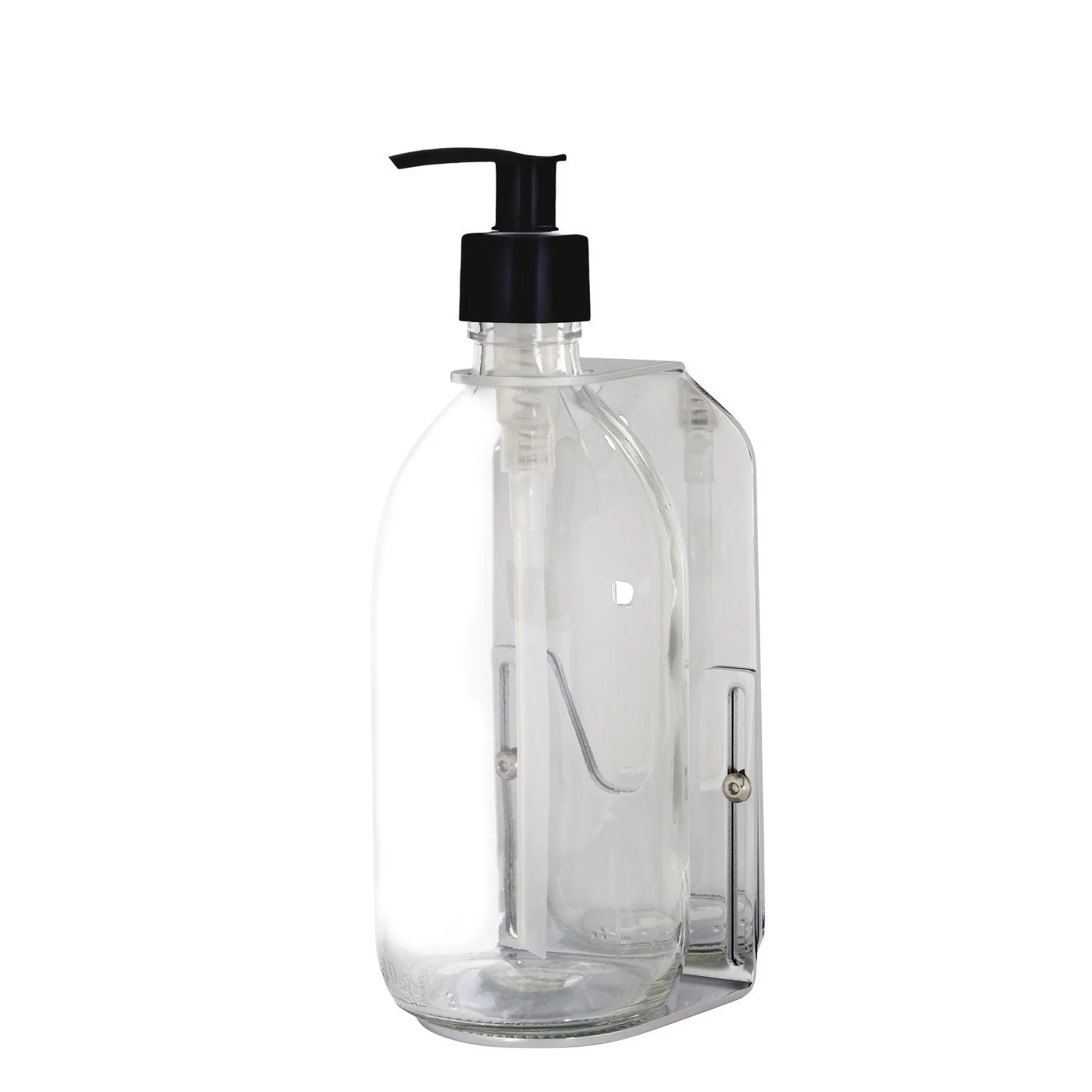 Chrome Single Wall Mounted Soap Dispenser - Image 13