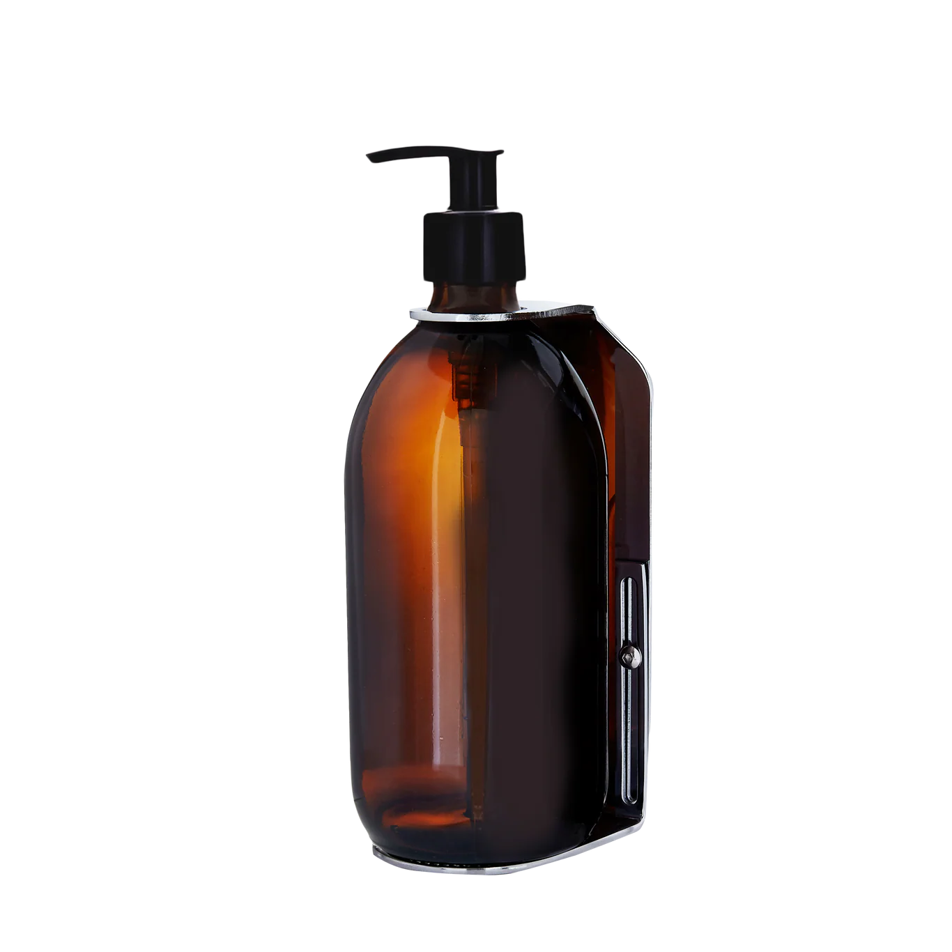 Chrome Single Wall Mounted Soap Dispenser - Image 8
