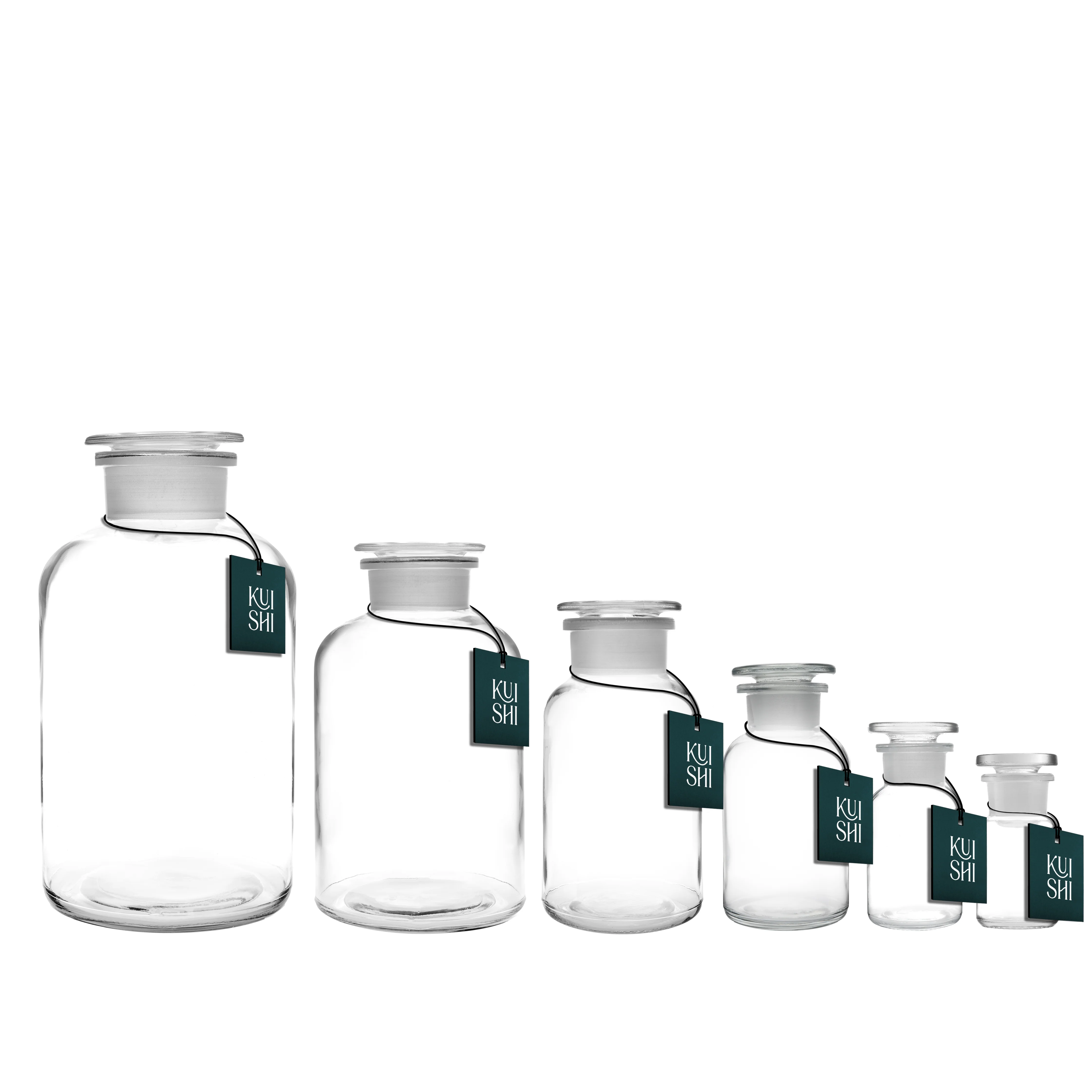 Clear Glass Apothecary Jars - Image 4