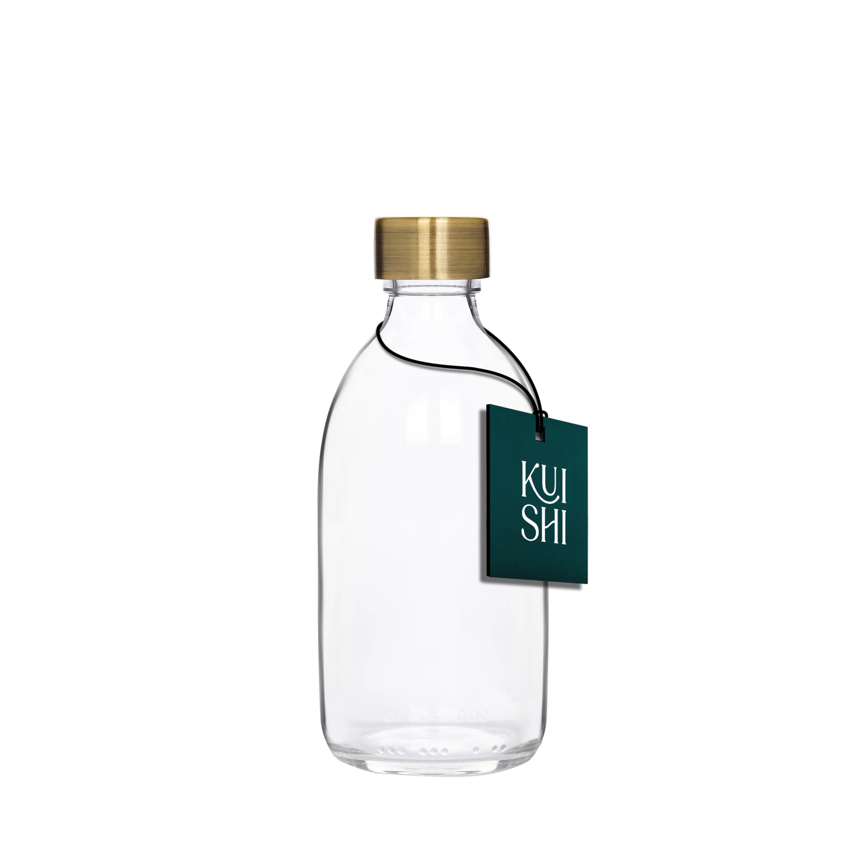 Clear Glass Storage Bottle - Image 3