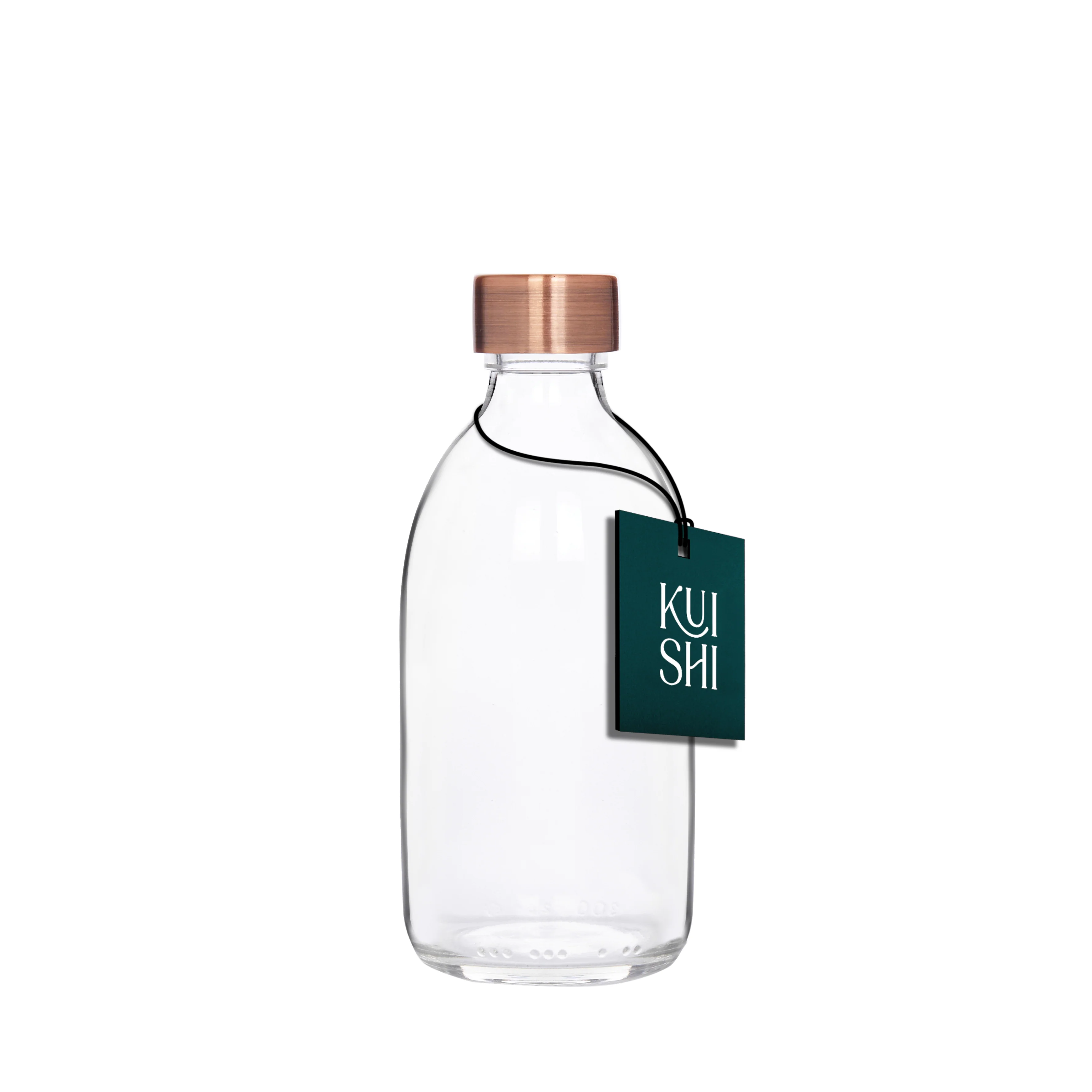Clear Glass Storage Bottle - Image 4