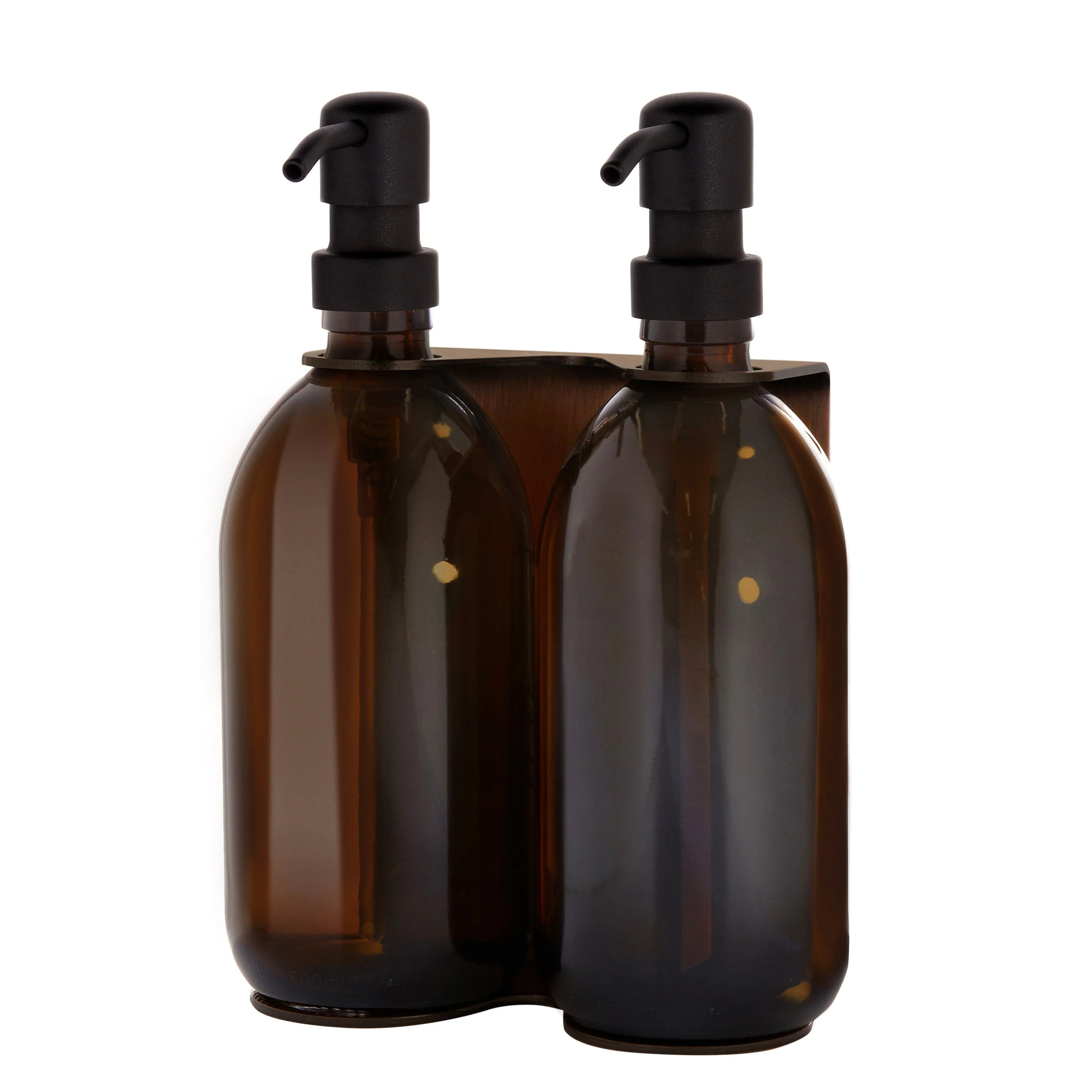 Copper Double Wall Mounted Soap Dispenser - Image 5