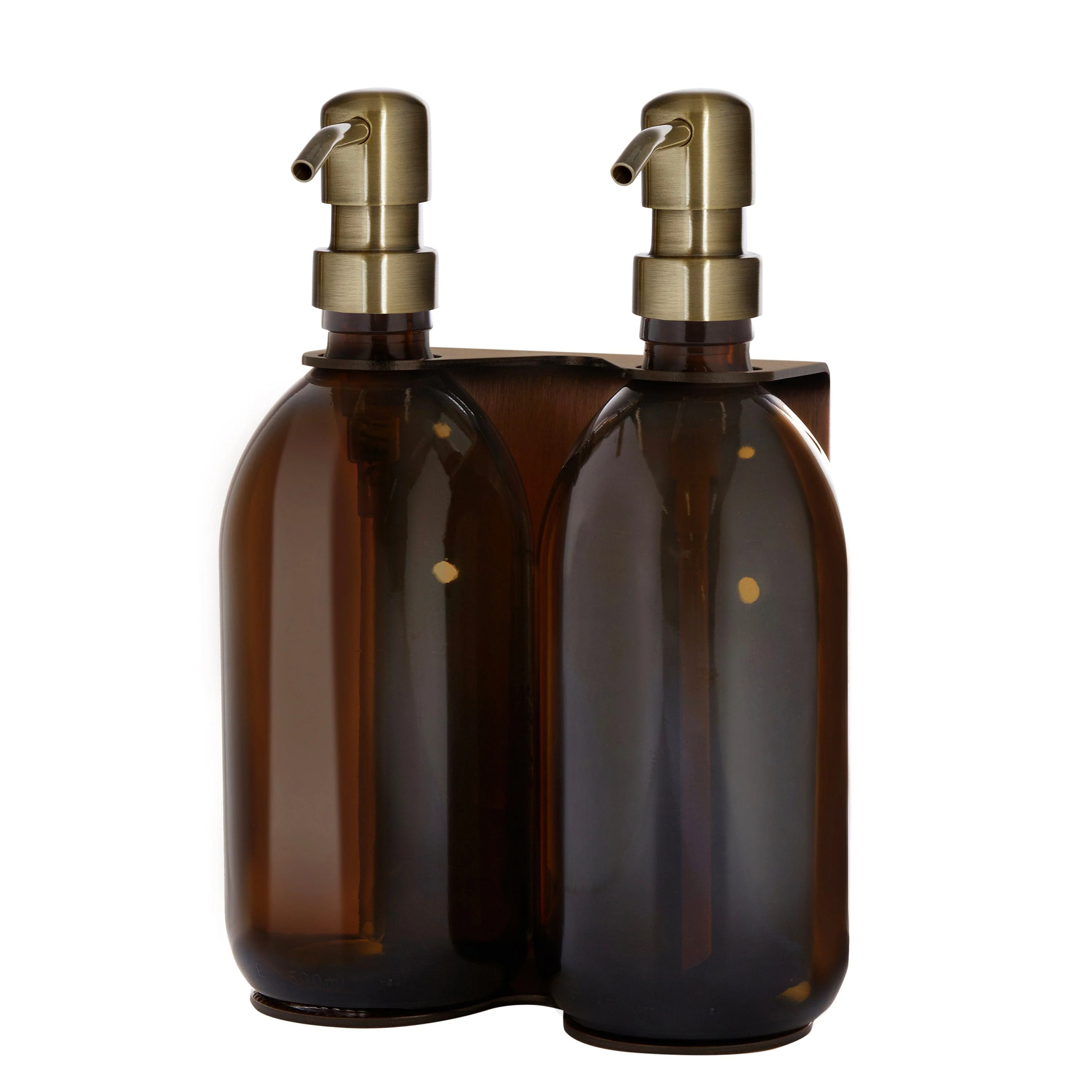 Copper Double Wall Mounted Soap Dispenser - Image 6
