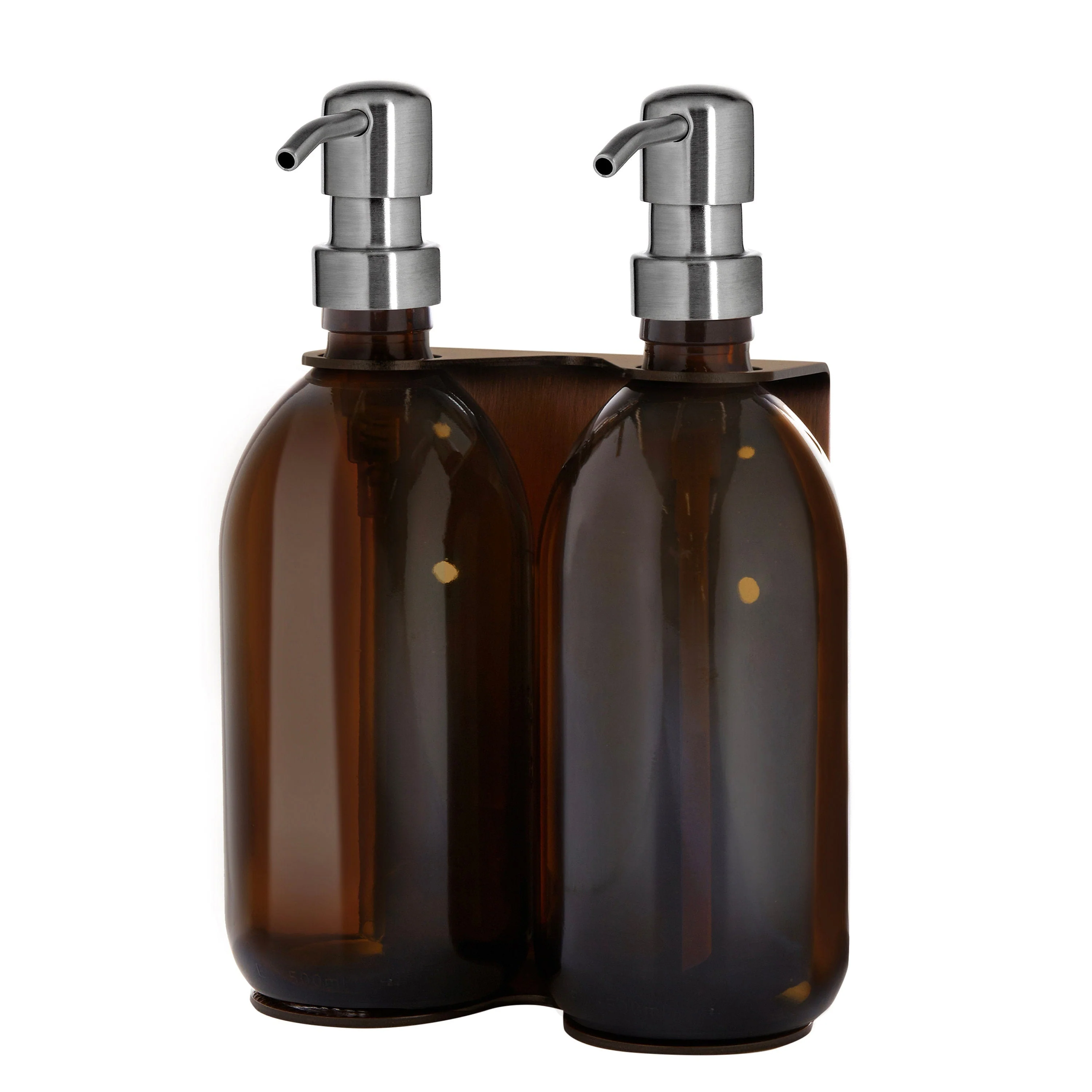 Copper Double Wall Mounted Soap Dispenser - Image 7