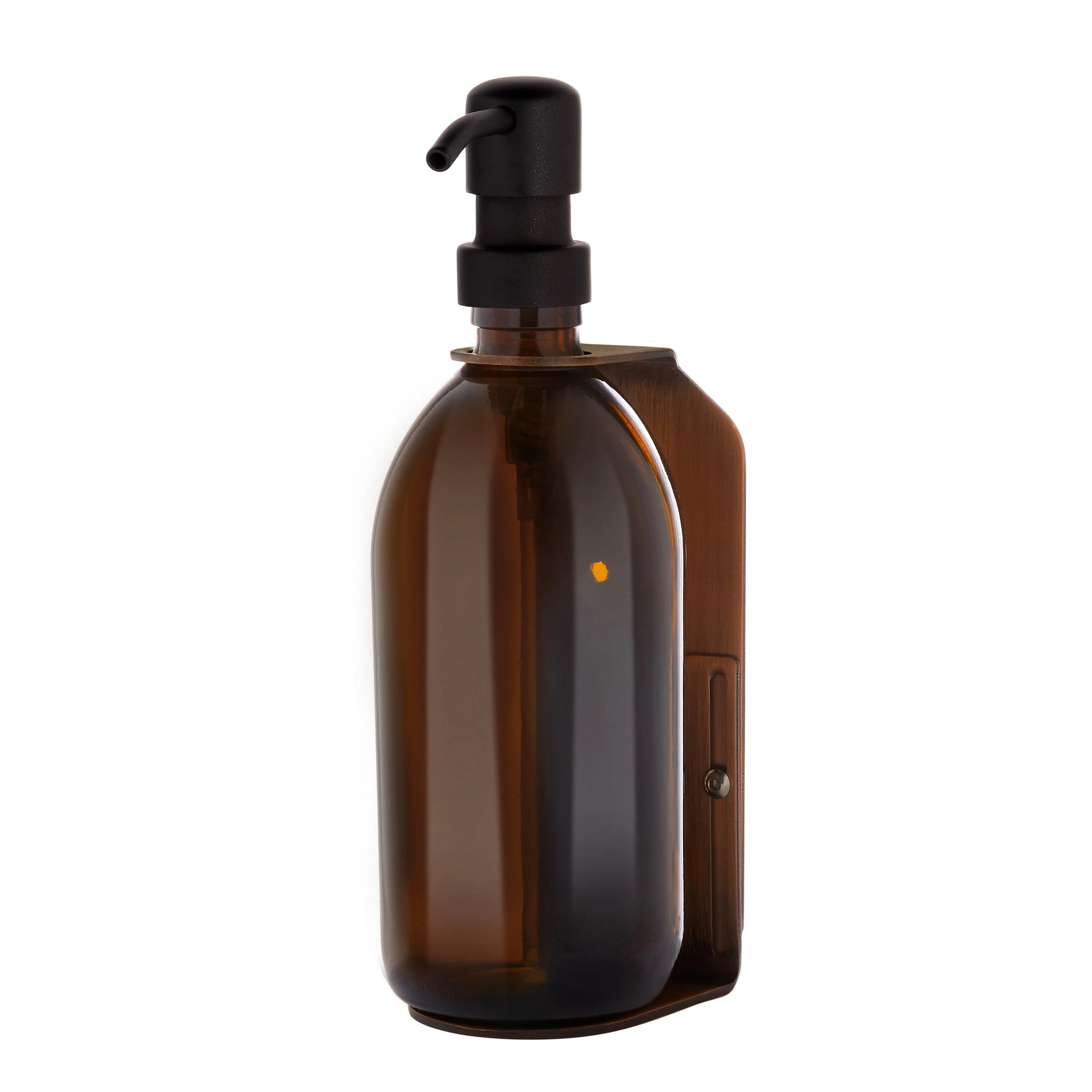 Copper Single Wall Mounted Soap Dispenser - Image 5