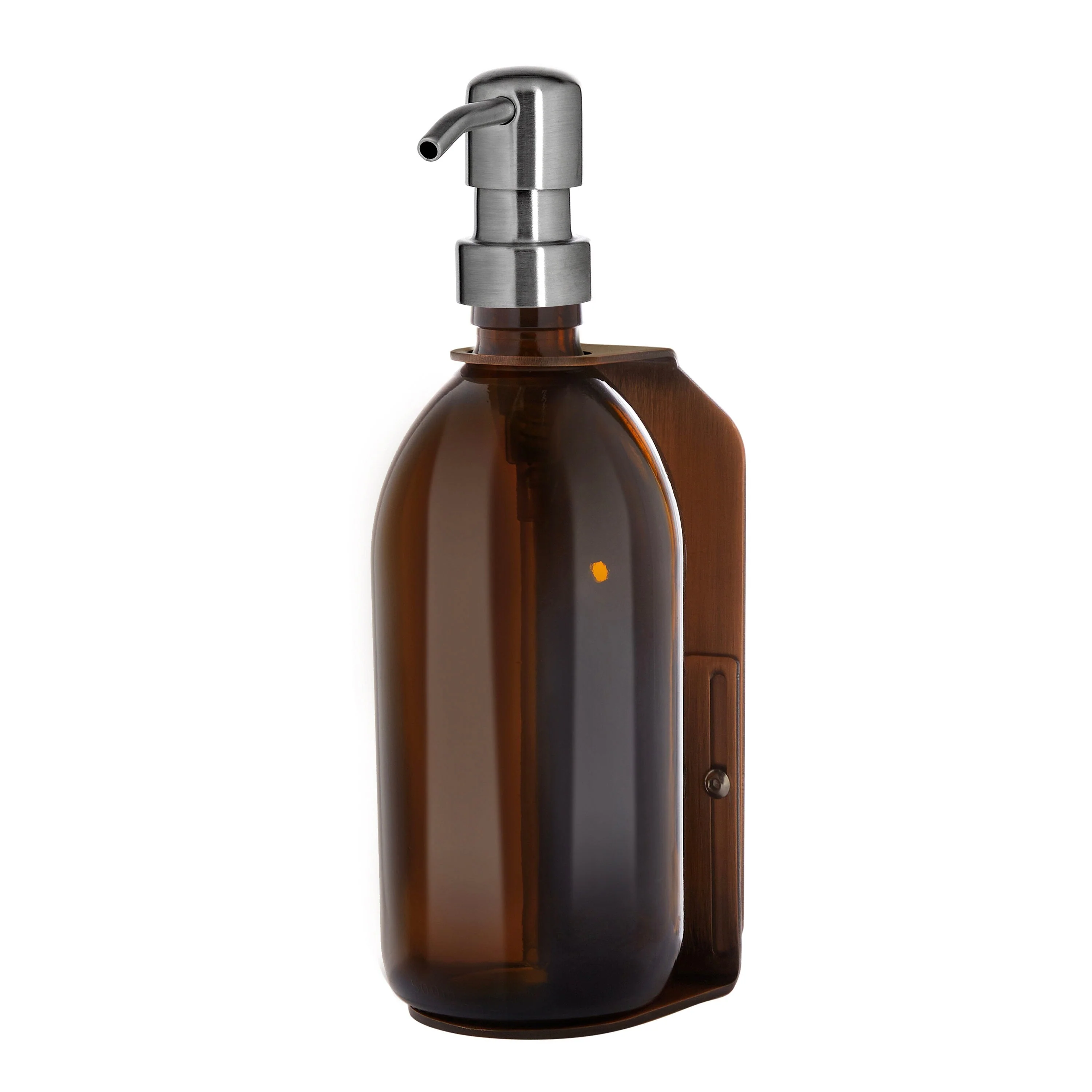 Copper Single Wall Mounted Soap Dispenser - Image 7