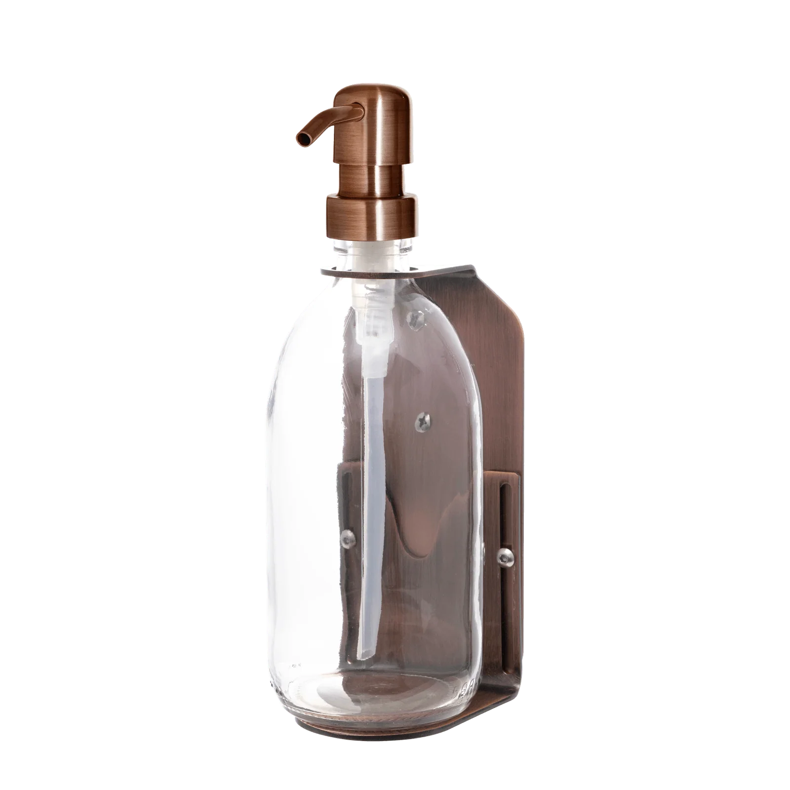 Copper Single Wall Mounted Soap Dispenser - Image 9