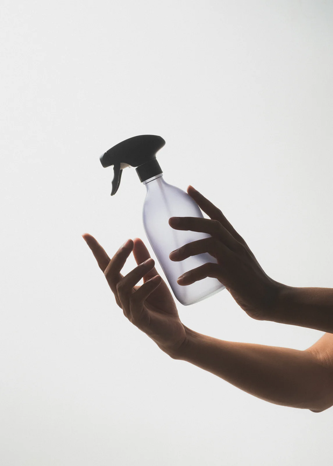 Frosted Grey Spray Bottle - Image 3