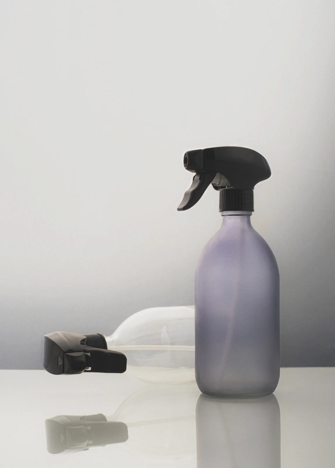 Frosted Grey Spray Bottle - Image 5