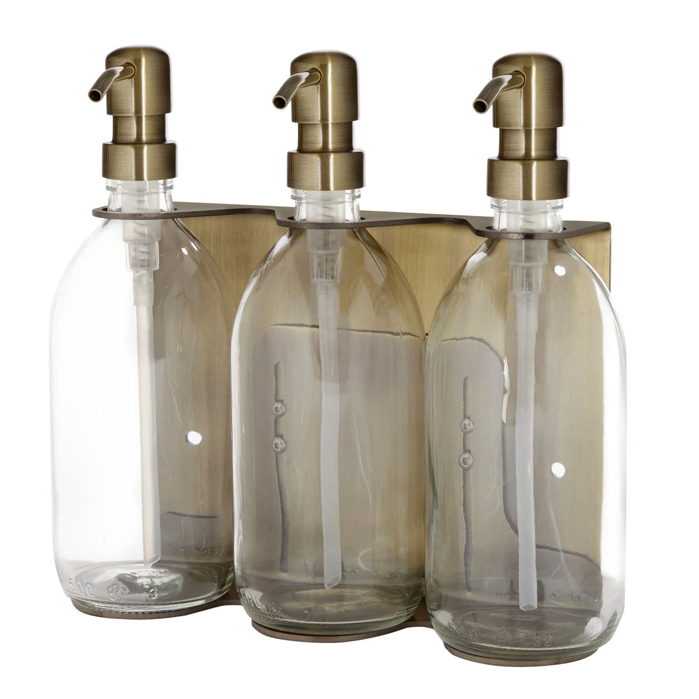 Gold Triple Wall Mounted Soap Dispenser - Image 11
