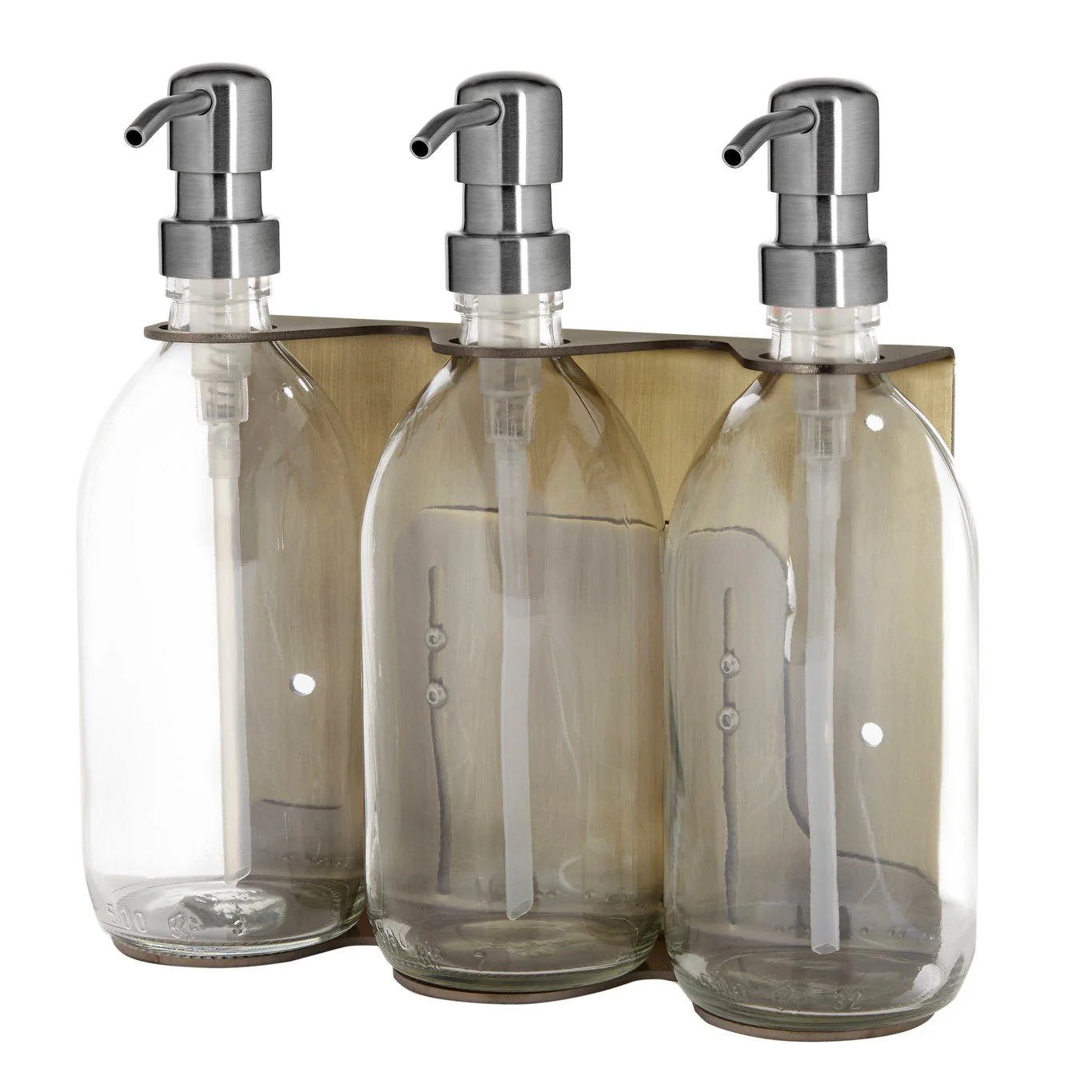 Gold Triple Wall Mounted Soap Dispenser - Image 12