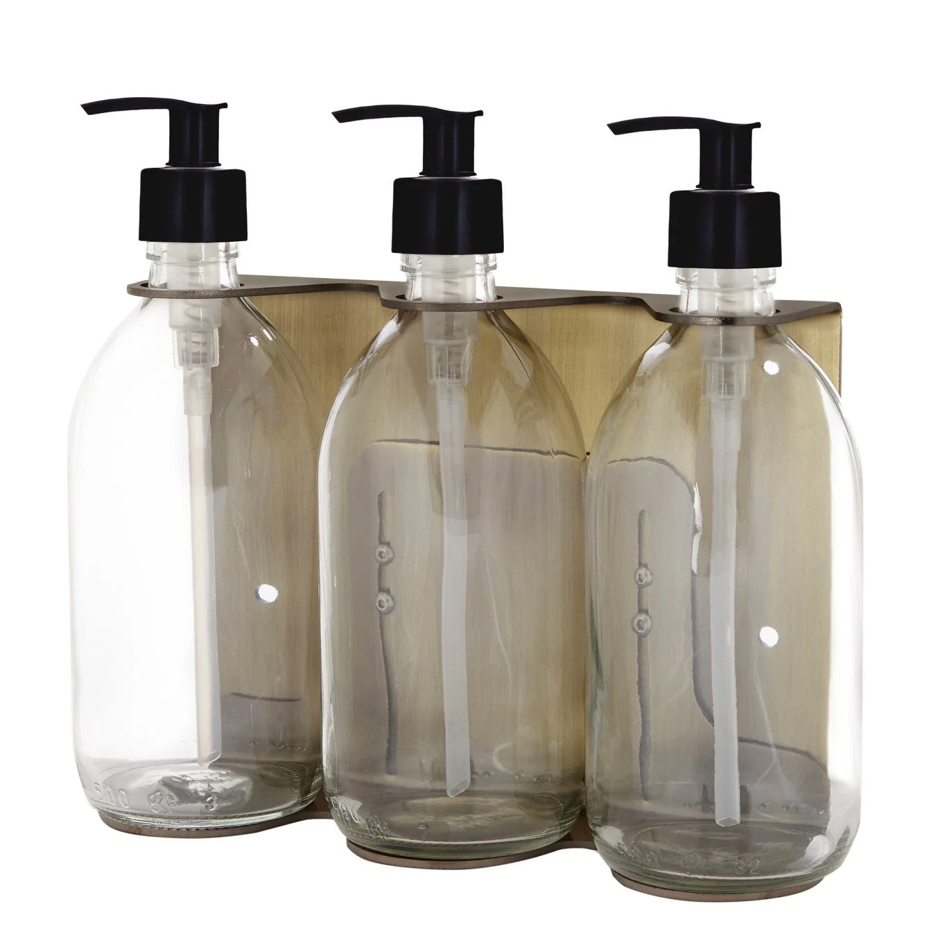 Gold Triple Wall Mounted Soap Dispenser - Image 13