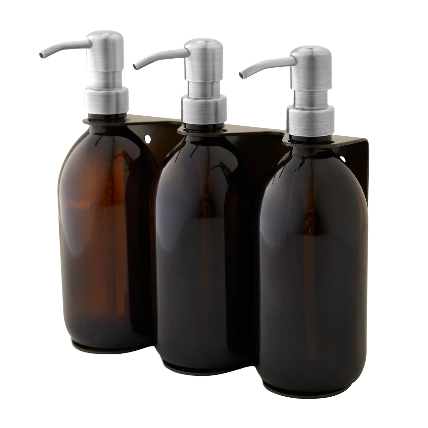 Gold Triple Wall Mounted Soap Dispenser - Image 6