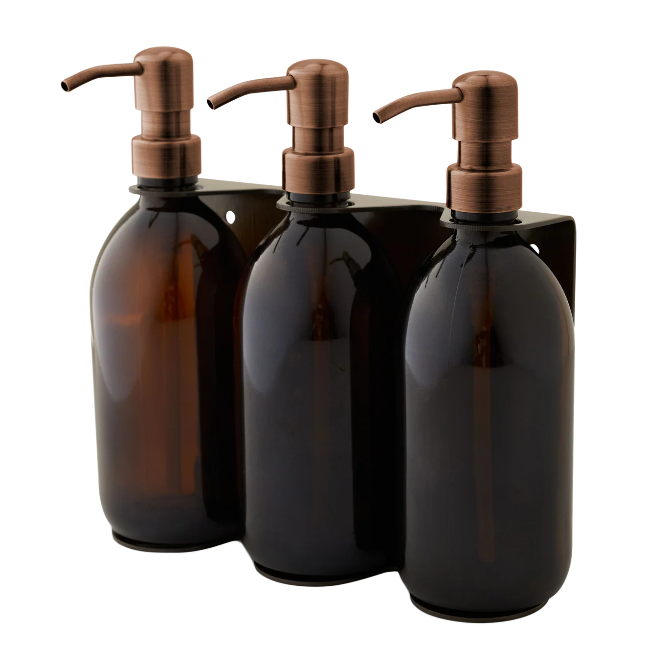 Gold Triple Wall Mounted Soap Dispenser - Image 7