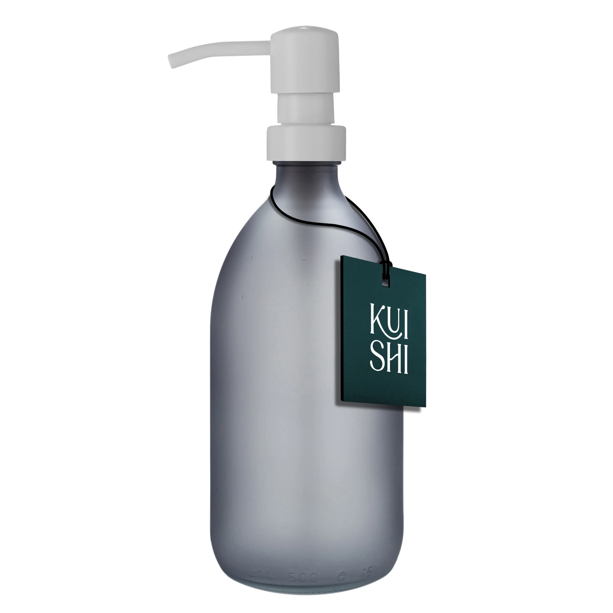 Grey Soap Dispenser Stainless Steel Pump - Image 5