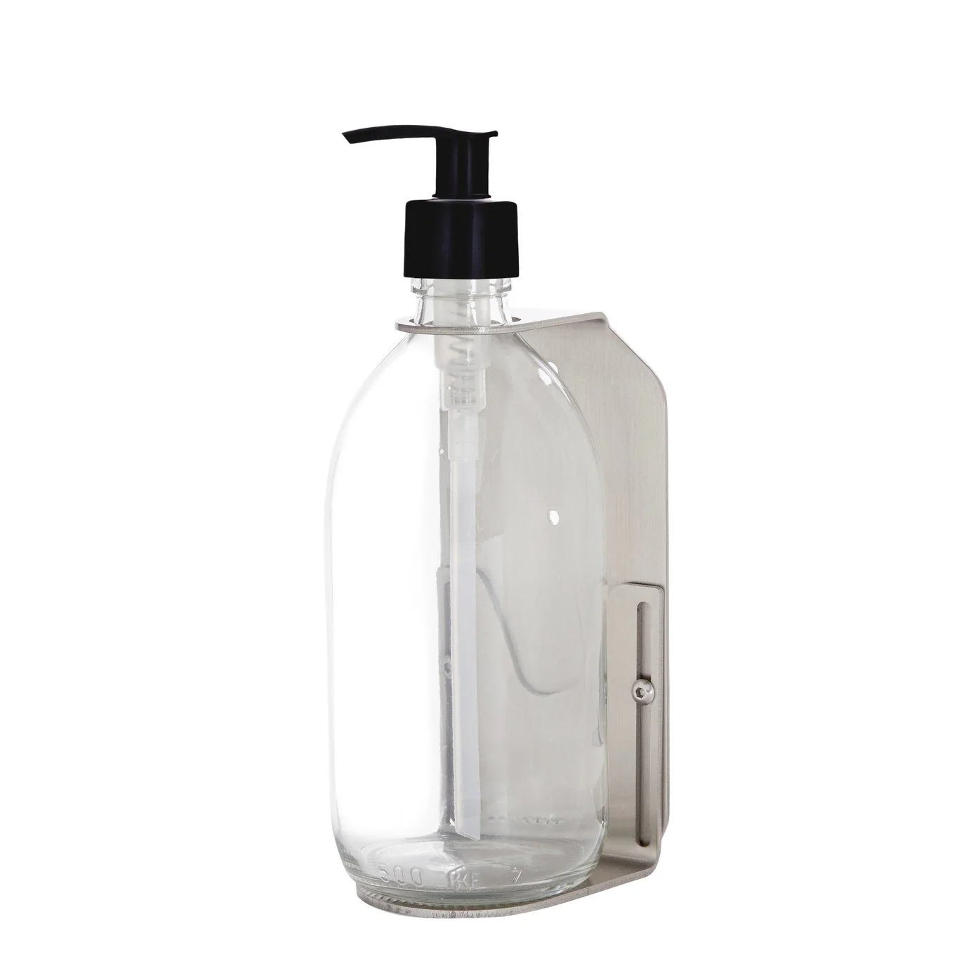 Nickel Single Wall Mounted Soap Dispenser - Image 13