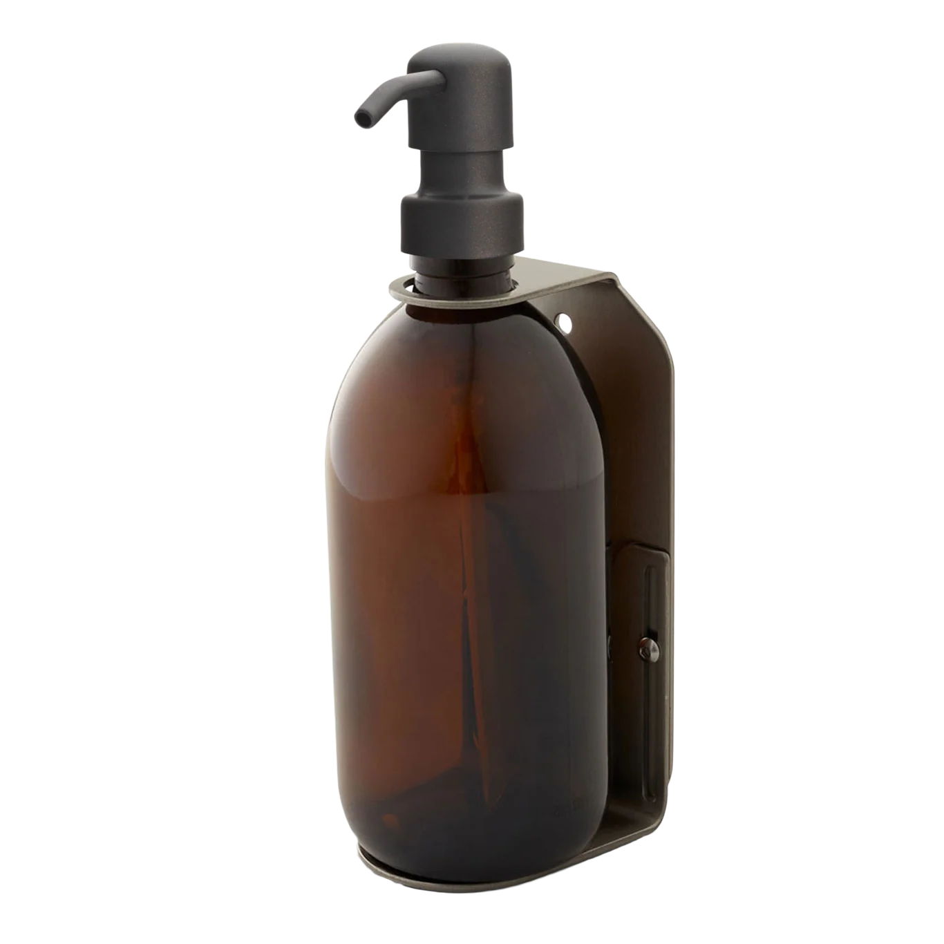 Nickel Single Wall Mounted Soap Dispenser - Image 7