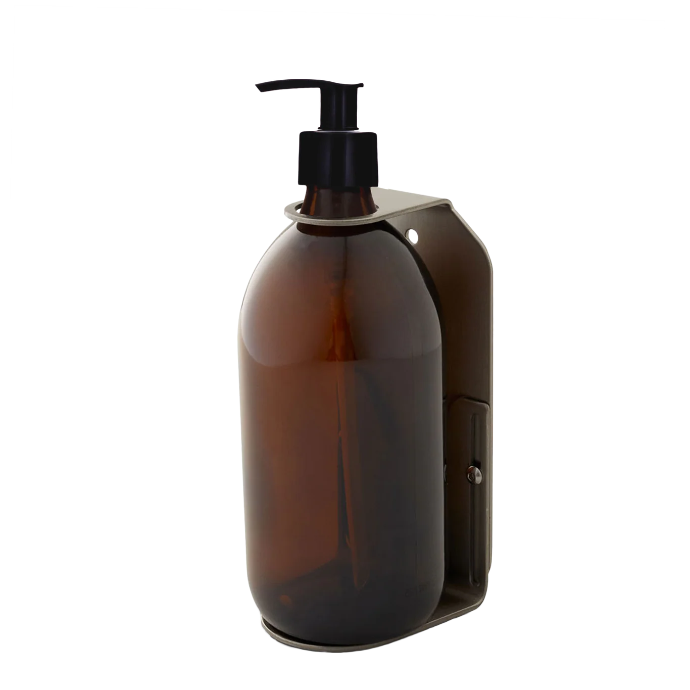 Nickel Single Wall Mounted Soap Dispenser - Image 8