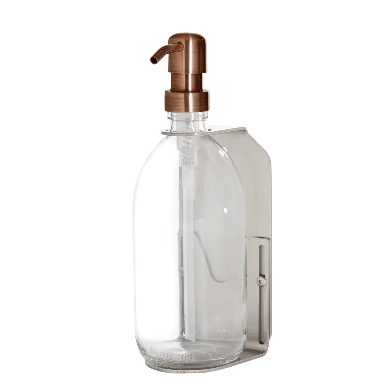 Nickel Single Wall Mounted Soap Dispenser - Image 9