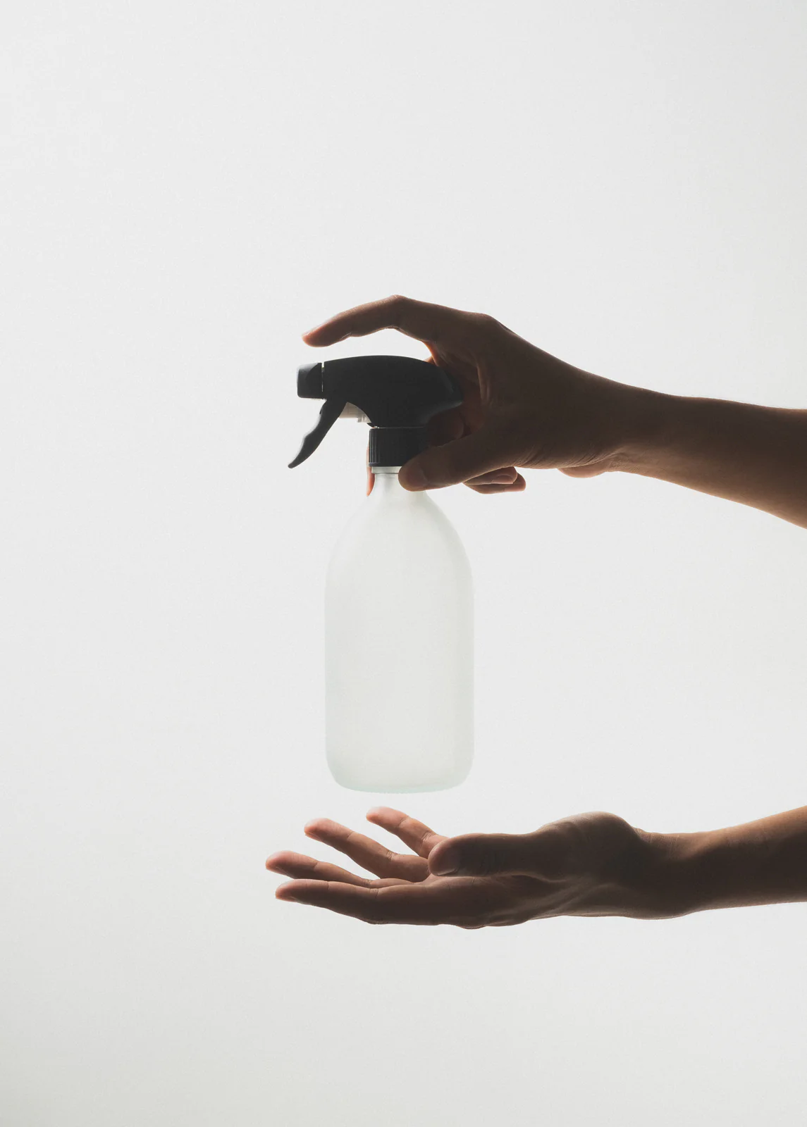 White Glass Spray Bottle - Image 3