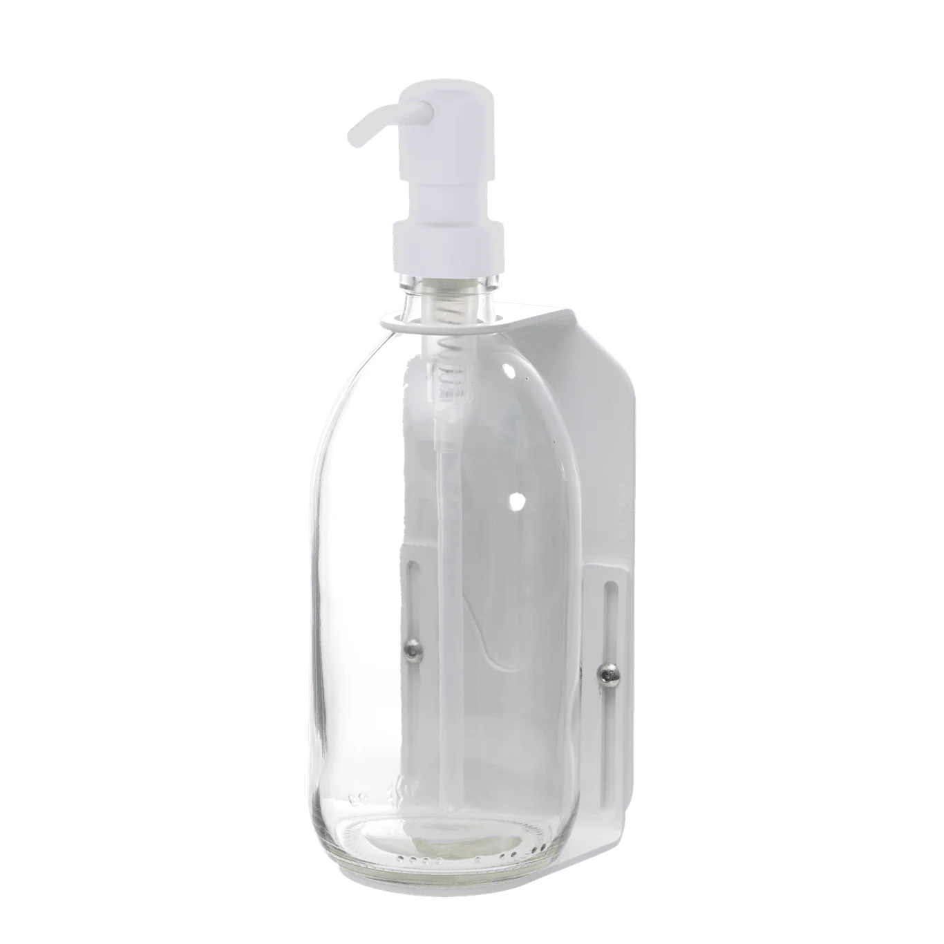 White Single  Wall Mounted Soap Dispenser - Image 10