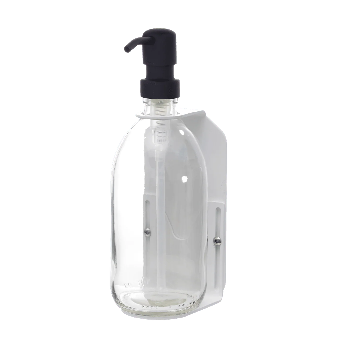 White Single  Wall Mounted Soap Dispenser - Image 12