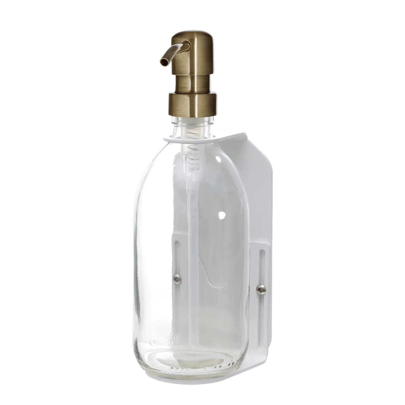 White Single  Wall Mounted Soap Dispenser - Image 14