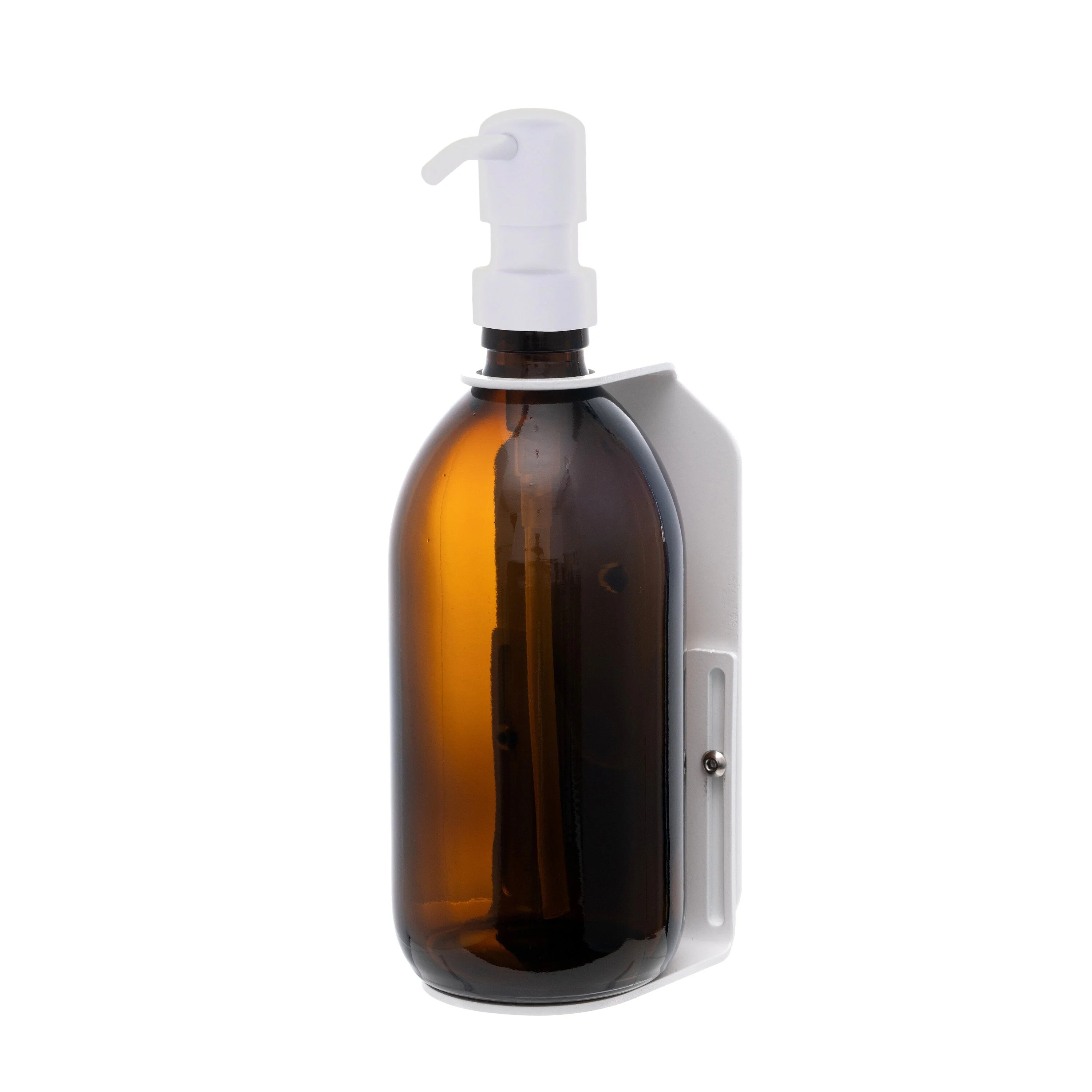 White Single  Wall Mounted Soap Dispenser - Image 3
