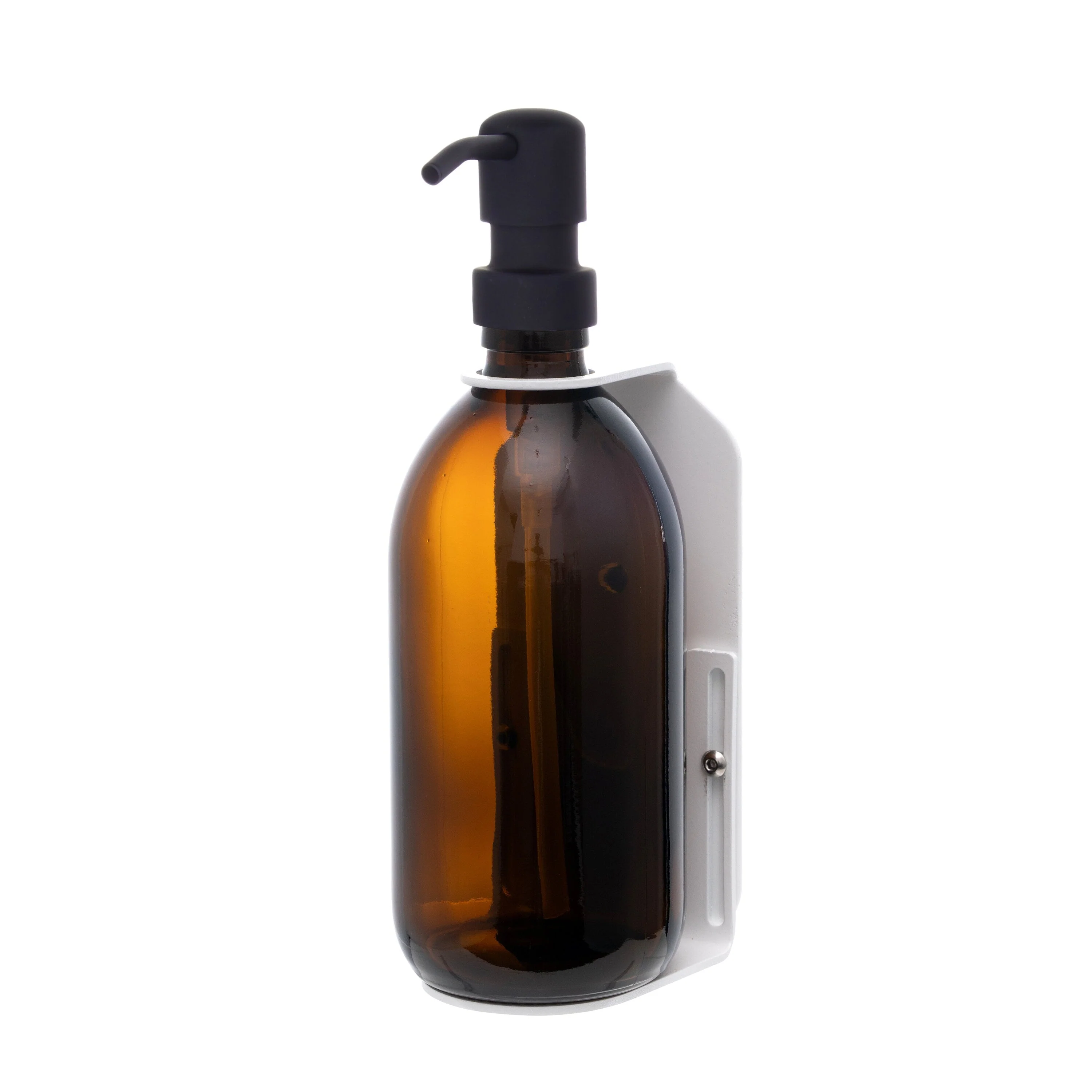 White Single  Wall Mounted Soap Dispenser - Image 6