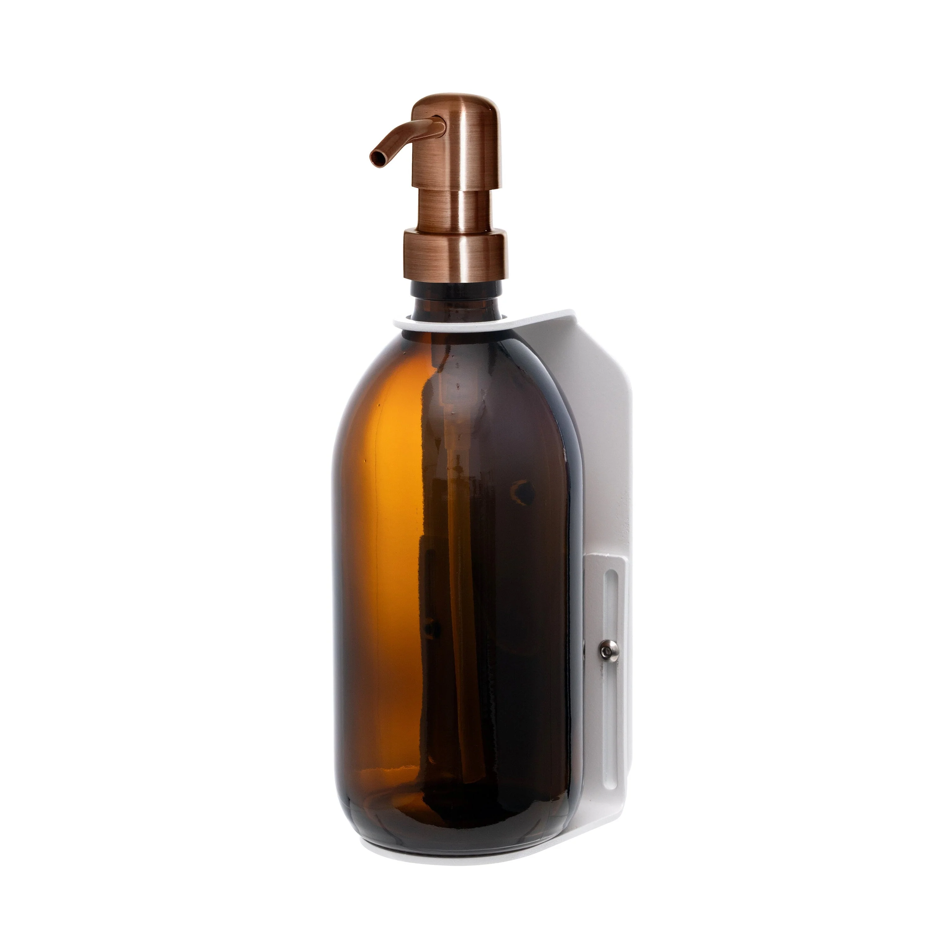 White Single  Wall Mounted Soap Dispenser - Image 7