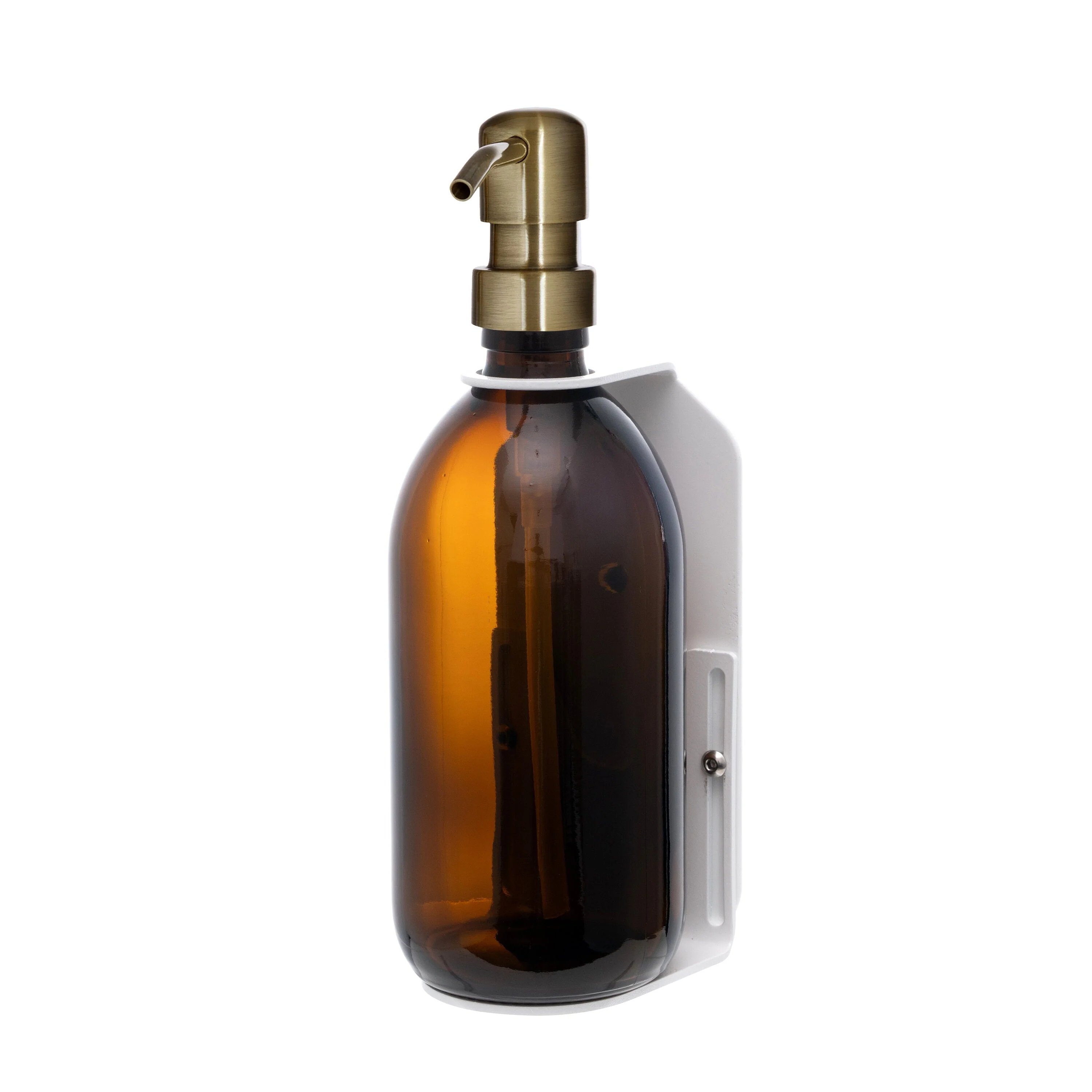 White Single  Wall Mounted Soap Dispenser - Image 8
